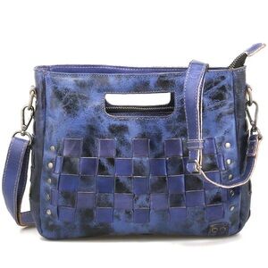 Bed Stu Distressed Blue Crossbody